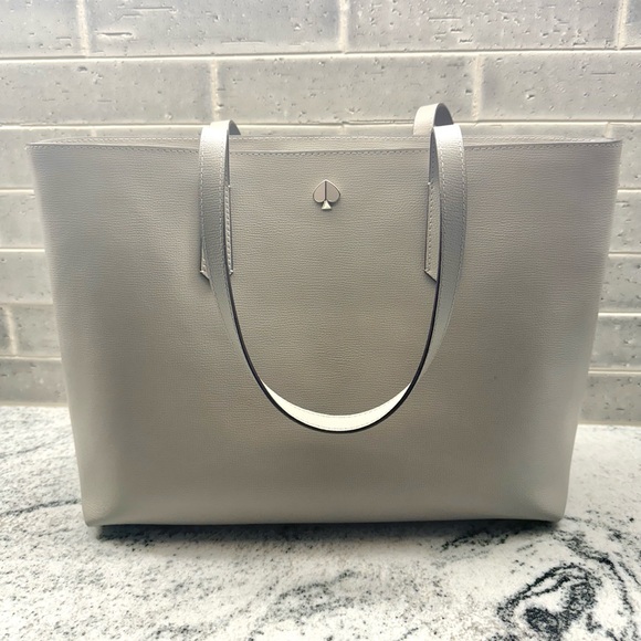 Kate Spade Molly Large Zip-Top Work Tote | Taupe - Picture 6 of 16